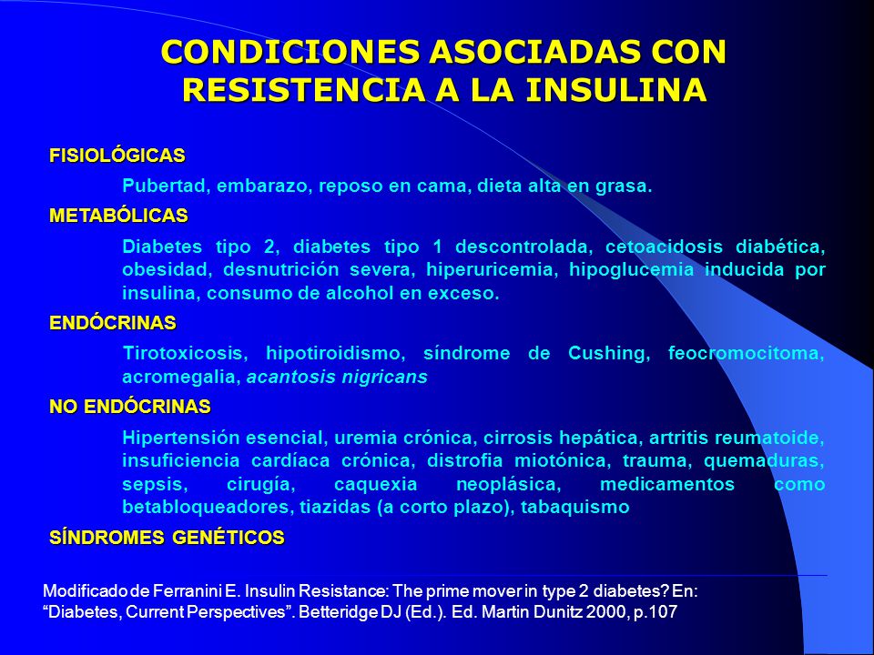 diabetes resistencia a la insulina e hipotiroidismo